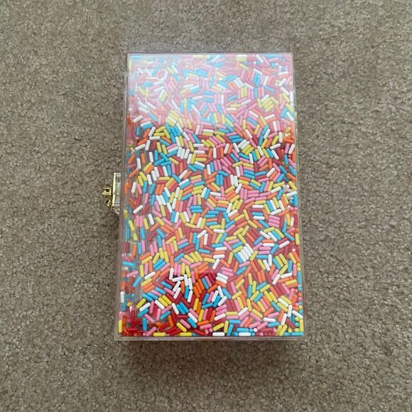 Sephora x Museum of Ice Cream Sprinkle Limited Edition Translucent Clutch NEW - Picture 6 of 12